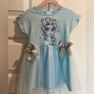 NWOT Frozen Elsa tulle dress 2T